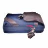 6,5 inch Telefoontas Heren - Marineblauwe Echt Leer Riemtas Heuptas