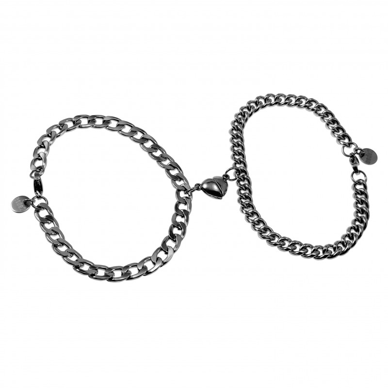 19cm Cubaanse Schakelarmbanden voor Koppels - Gepolijst RVS -Unisex 19cm Cubaanse Schakelarmbanden voor Koppels - Gepolijst RVS -Unisex