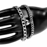 19cm Cubaanse Schakelarmbanden voor Koppels - Gepolijst RVS -Unisex
