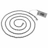 80cm of 50cm - 2mm Kord Ketting Unisex - Gepolijst RVS - Zilverkleurige Kordketting Dames - Heren