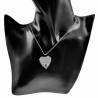 Gepolijst RVS - Gepersonaliseerde Engel Vleugel Ketting 48cm - Dames