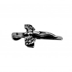 45mm x 30mm Kruishanger Unisex Gepolijst RVS Vrouw-Engel Kruis Hanger