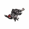 60cm Jasseron-ketting + Drakenhanger Rode Kattenoogsteen Unisex RVS