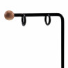 ∅15mm x 2,5mm Oorringen Unisex - Zwarte PVD-Coating RVS - Oorbellen