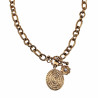 Dottilove Ovale Schakelketting met Slangenhanger - 14k Goud RVS