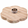 Ring Dames - RVS Zilverkleur - 10mm Brede Ring met Zirkoniastenen