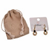∅14mm Oorbellen Dames - Gold Plating RVS - Oorringen met Hanger - Dangle Oorbellen Dolttilove