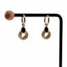 ∅14mm Oorbellen Dames - Gold Plating RVS - Oorringen met Hanger - Dangle Oorbellen Dolttilove