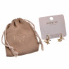 ∅11mm Gold Plated RVS - Oorringen met Zoetwaterparel en Sterhangers