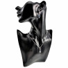 Gerhodineerd Ketting met Hanger en Lange Oorbellen - Blauwe Zirkonia