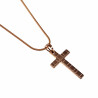 Kruishanger met Slangenketting Dames - Roséverguld - Tweedelige set