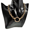 42 tot 49cm Ketting Dames - Gold Plated RVS - Ovale Schakelketting