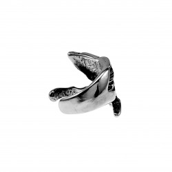 Fake Helix Piercing Unisex - RVS Zilvekleur - Engelenvleugels Klem Oorbellen - Oorpiercing - Nep Helix - Dames - Heren