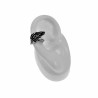 Fake Helix Piercing Unisex - RVS Zilvekleur - Engelenvleugels Klem Oorbellen - Oorpiercing - Nep Helix - Dames - Heren