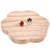 ∅12mm Oorbellen Dames - RVS Zilverkleur - Oorknopjes met Rode Kattenoog Kristal