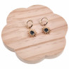 ∅14mm x 2mm Oorbellen Dames - Verguld RVS - Ooringen met Zonnehanger