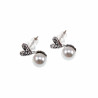 Oorbellen Dames - S925 Sterling Zilver - Hart oorbellen met Parel