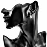 Oorbellen Dames - S925 Sterling Zilver - Haakoorbellen met Parel