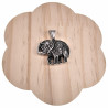 Olifanten Hanger Unisex - RVS Gelukkige Olifantenhanger Dames - Heren