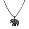 Olifanten Hanger Unisex - RVS Gelukkige Olifantenhanger Dames - Heren