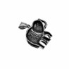 60cm x 3mm Jasseron-ketting met Olifanten Hanger Unisex - RVS - Gelukkige Olifantenhanger Ketting Dames - Heren