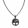 27mm Levensboom Hanger Unisex - RVS - Levensboomhanger - Medaillon
