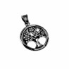 27mm Levensboom Hanger Unisex - RVS - Levensboomhanger - Medaillon