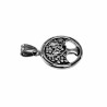 27mm Levensboom Hanger Unisex - RVS - Levensboomhanger - Medaillon