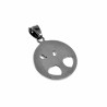 60cm x 3mm Jasseron-Ketting met 27mm Levensboom Hanger Unisex - Gepolijst RVS - Levensboom hanger Ketting - Dames - Heren