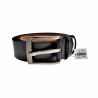 Leren Riem Heren - 100% Echt Leer - Zwarte Riem - 42mm Brede Riem