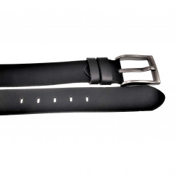 Leren Riem Heren - 100% Echt Leer - Zwarte Riem - 42mm Brede Riem
