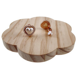 Dames Hart Clip-on Oorbellen met Parel - Zirkonia's Rosé Gold Plating