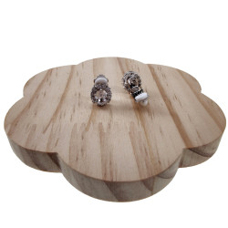 Clip-on Oorbellen Dames - Geplatineerd - Ovale Oorclips van Zirkonias - Geen Gaatjes
