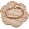 19cm Armband Dames - Verguld RVS - U-Schakelarmband - Verstelbaar