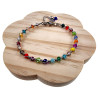 Dames - RVS - Kristallen Armband - Kleurrijke Armband - Verstelbaar