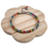 Dames - RVS - Kristallen Armband - Kleurrijke Armband - Verstelbaar