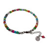 Dames - RVS - Kristallen Armband - Kleurrijke Armband - Verstelbaar