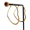 ∅55mm Oorbellen Dames - Verguld RVS - Hart Oorringen