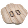∅25mm x 13mm Oorringen Dames - Gepolijst RVS - U-Vormige Oorbellen