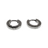 ∅10mm x 2mm Oorbellen Unisex - Gepolijst RVS - Oorringen Dames - Heren