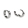 ∅10mm x 2mm Oorbellen Unisex - Gepolijst RVS - Oorringen Dames - Heren