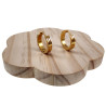 ∅20mm x 4mm Oorbellen Unisex - Verguld RVS - Oorringen Dames - Heren