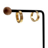 ∅20mm x 4mm Oorbellen Unisex - Verguld RVS - Oorringen Dames - Heren