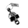 60cm x 5mm Jasseron-Ketting + XL-Schedelhanger Heren - Gepolijst RVS