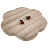 Ronde Zirkonia Oorknopjes Unisex - RVS - 7mm Rode Oorbellen