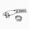 ∅13mm Oorringen Unisex - Gepolijst RVS - Oorbellen met Dwarssneden Dames - Heren
