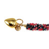 Verguld RVS- Magnetische Hematiet Kristallen Armband met T- Sluiting