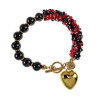 Verguld RVS- Magnetische Hematiet Kristallen Armband met T- Sluiting