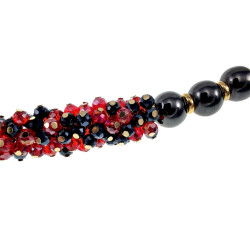 Verguld RVS- Magnetische Hematiet Kristallen Armband met T- Sluiting