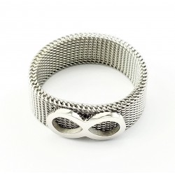 Flexibele Roestvrijstalen Infinity Ring